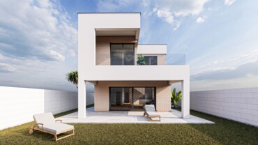 Obra nueva Alicante. Diseño por Arquitectos Mota, vivienda unifamiliar moderna.